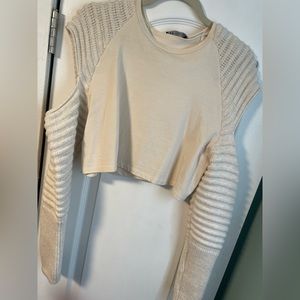 Zara cropped sweater